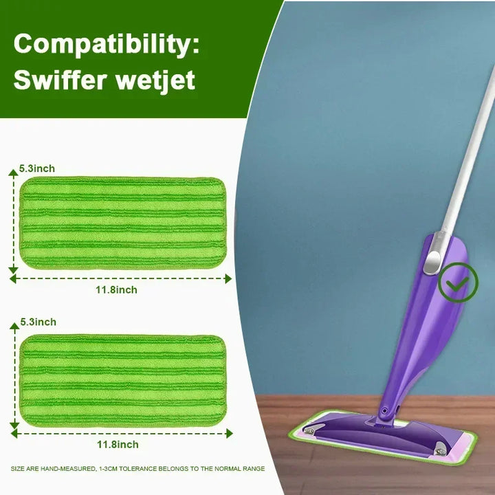 BowLift | EcoClean Pads | Reusable Cleaning Pads | High Dirt Absorption | Compatible with Swiffer Wet Jet