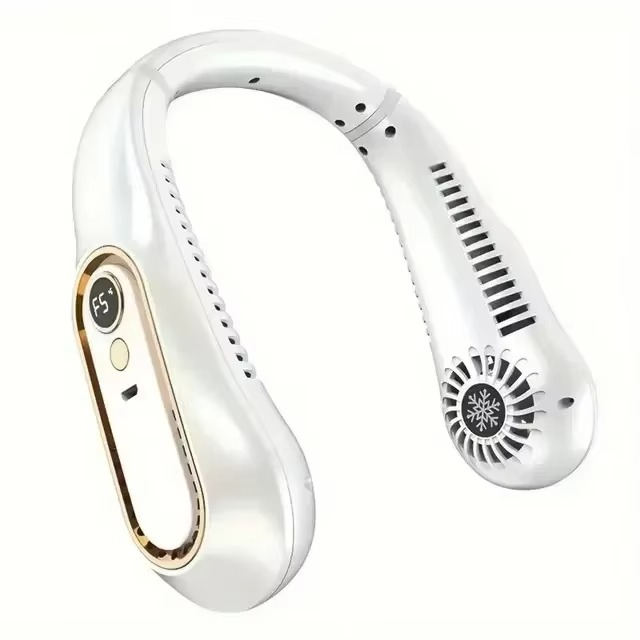 BowLift | Portable Neck Air Conditioner Cooling Fan Rechargeable Leafless Personal Wearable