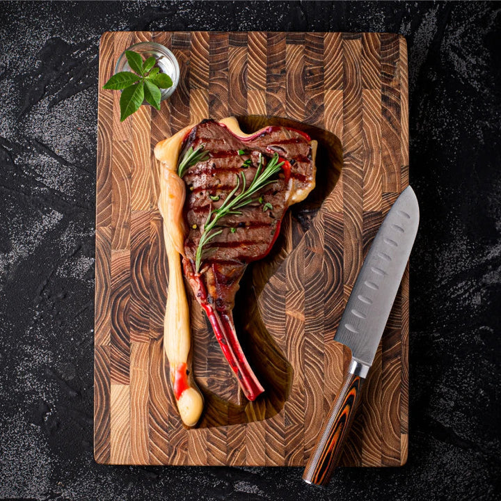 BowLift | Luxury Thick Teak Cutting Board - ChefTeak