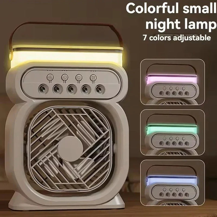 3in1 Air Cooler LED Night Lamp Humidifier Fan | Bowlift