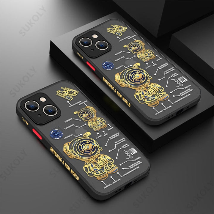 BowLift | Space Road Relax Astronaut iPhone Case