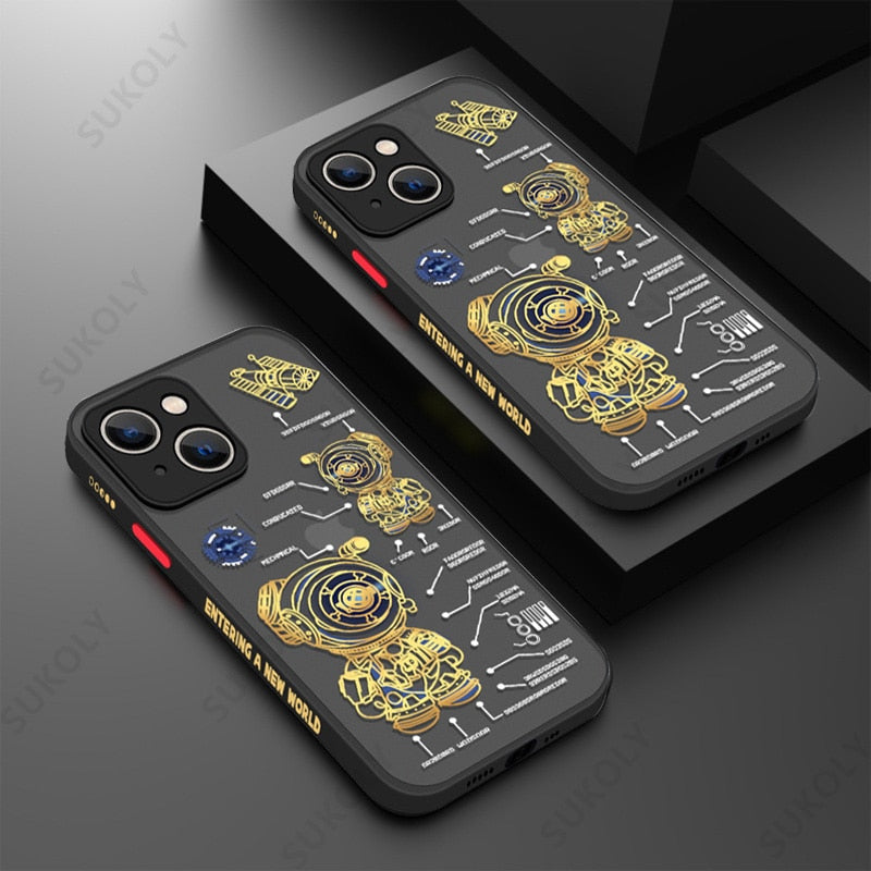 BowLift | Space Road Relax Astronaut iPhone Case