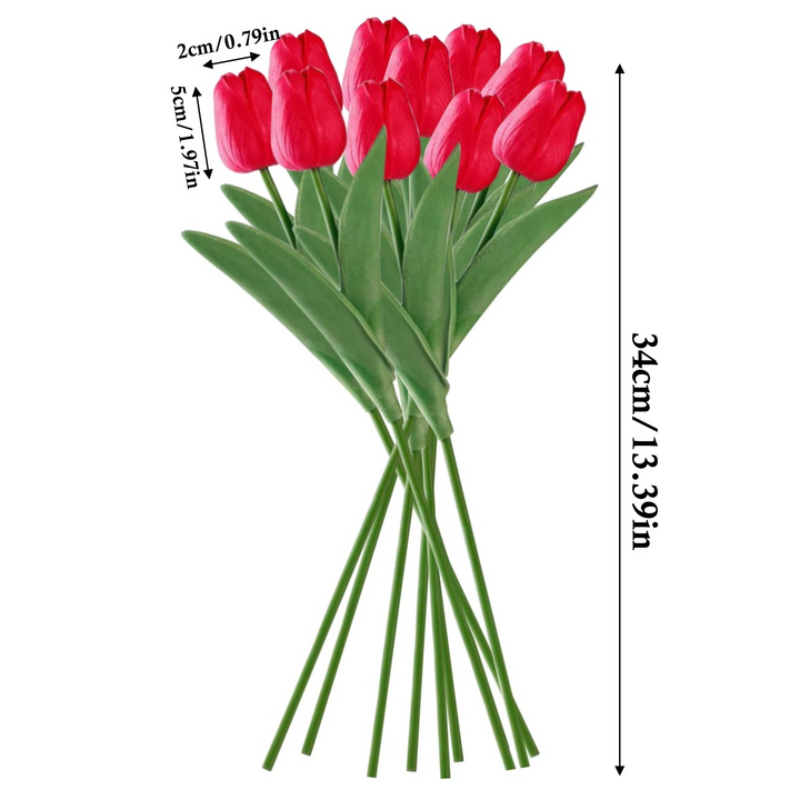 BowLift | Vibrant Spring Silk Floral Arrangement - 10 Piece Set