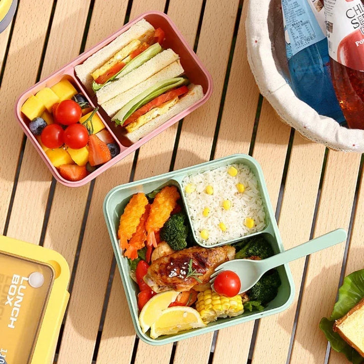 Bento Lunchbox for on the go with cutlery | Bowlift