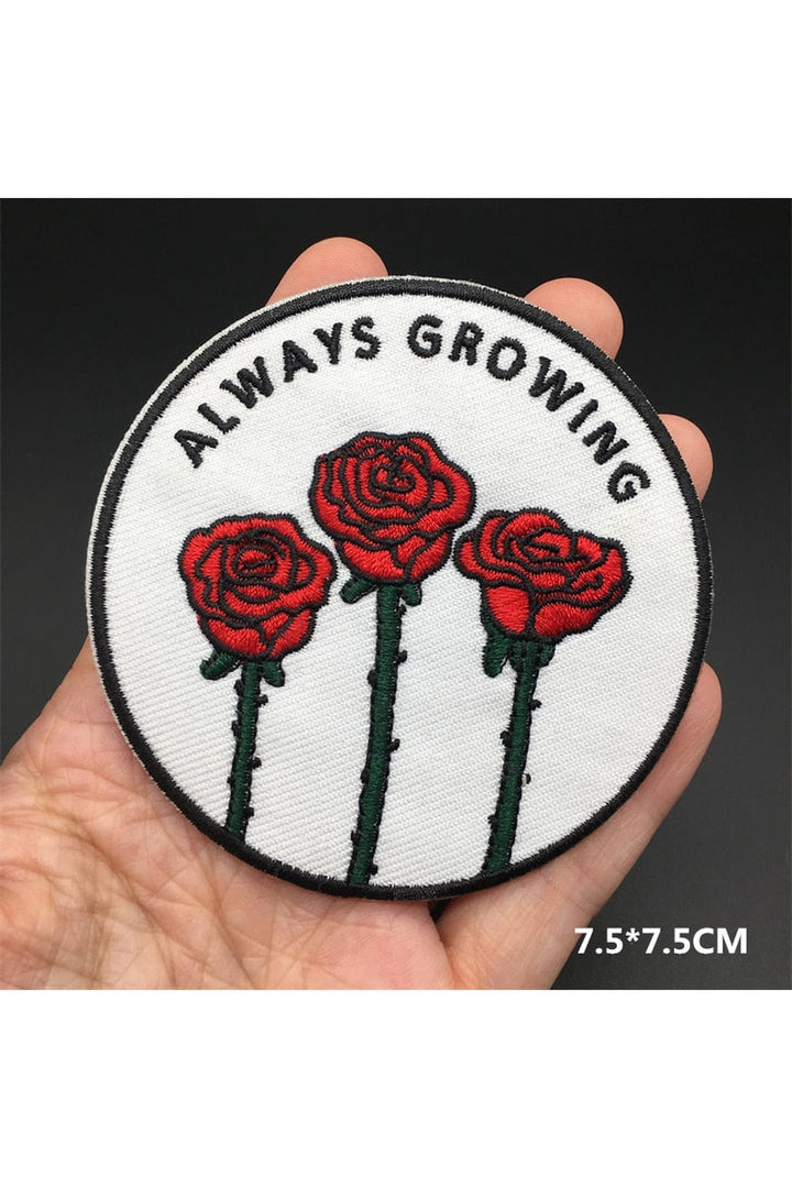 Punk embroidered patch set | Bowlift