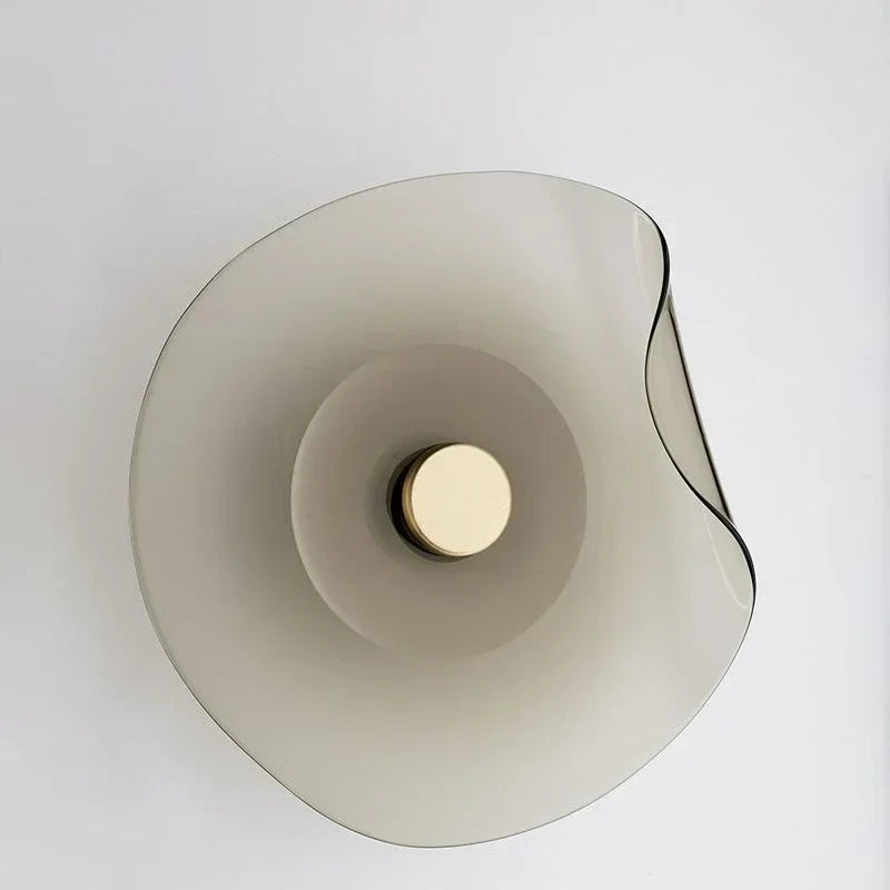 BowLift | ClearAura - Sleek Glass Wall Lamp