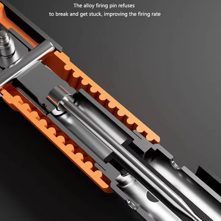 BowLift | Versatile High-Precision Manual Nail Gun with Nails - Ideal for Woodworking and Concrete Decoration