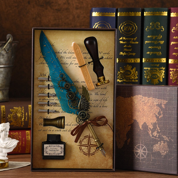 BowLift | Phoenix Feather Mechanic Calligraphy Pen Set