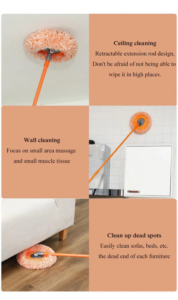 BowLift | 360 Degree Rotating Microfiber Magic Floor Mop
