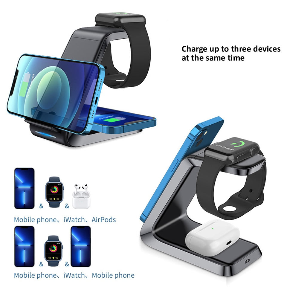 BowLift | 3in1 Magnetic Wireless Charger Stand