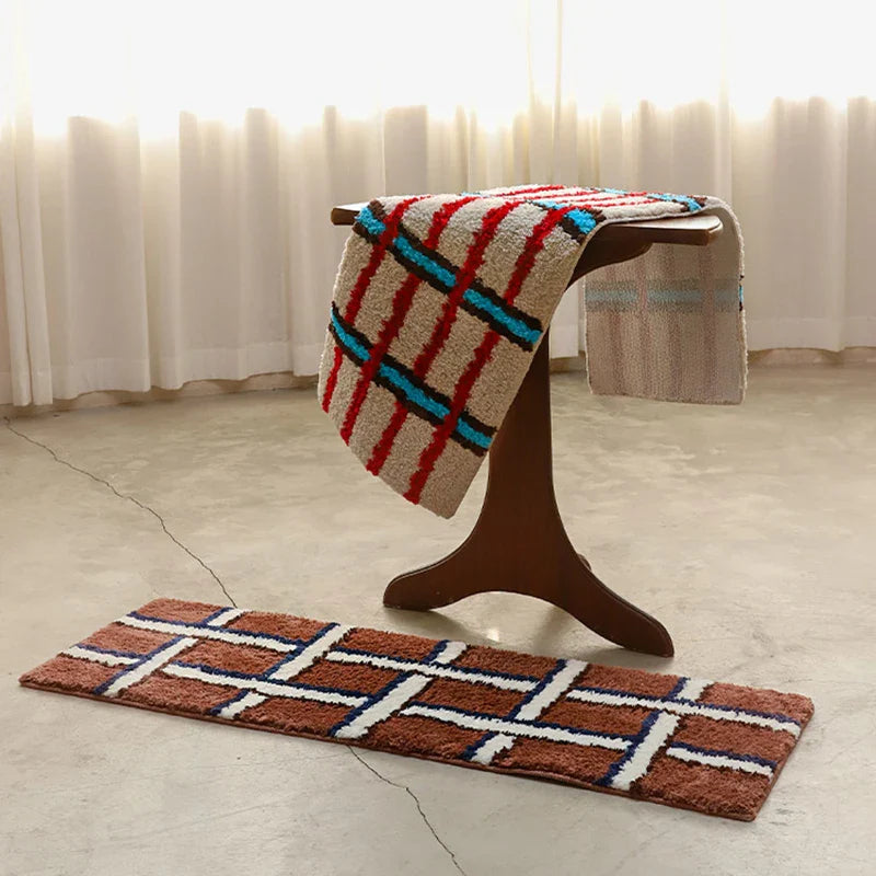 illustrative Grid Rug | Bowlift