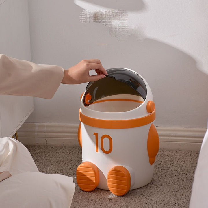 BowLift | Mini Astronaut Shape Cute Office Trash Can