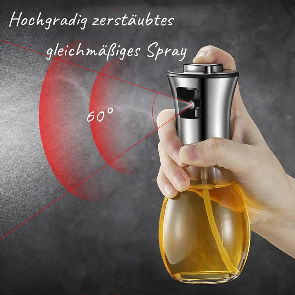 BowLift | CulinaMist Pro Oil Sprayer 200 ml | Fine mist & improved nozzle | For oil, vinegar & lemon juice | Stainless steel & glass