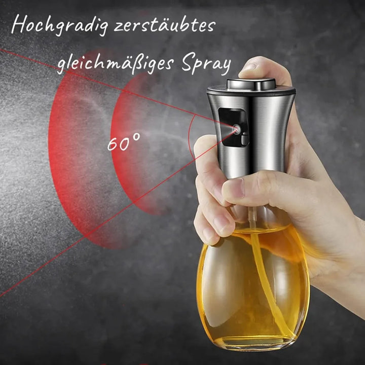 BowLift | CulinaMist Pro Oil Sprayer 200 ml | Fine mist & improved nozzle | For oil, vinegar & lemon juice | Stainless steel & glass