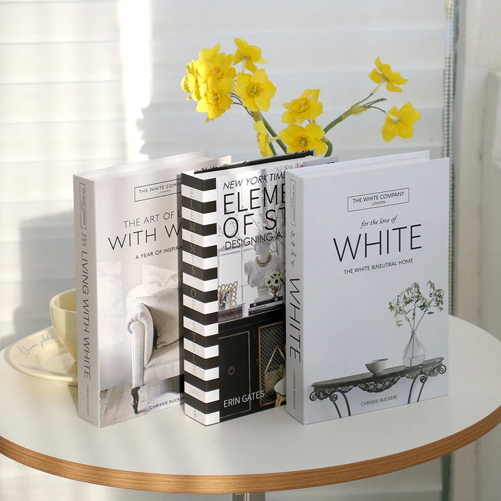 BowLift | NordicTome Decorative Books | Luxury Decoration & Storage Box | 26.7×17.5×4.2 cm | Coffee Table Accessory in Book Design