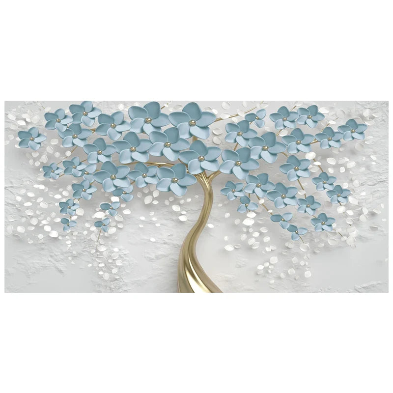 Abstract Floral Big Blossom Petal Tree Wall Art Fine Art Canvas Prints Picture For Living Room Bedroom Salon Art Decor | Bowlift
