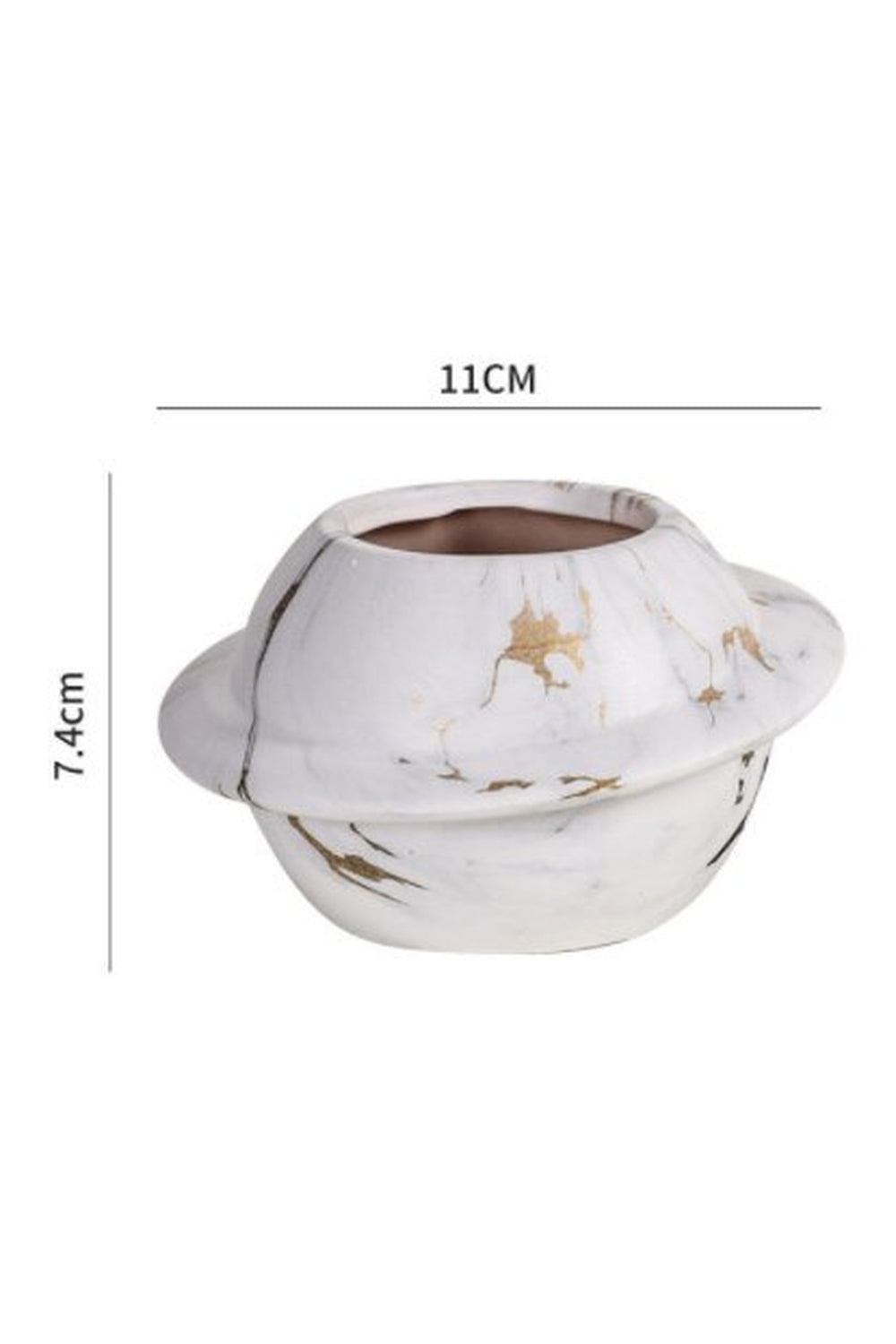 Motif ceramic pot for succulents | Bowlift