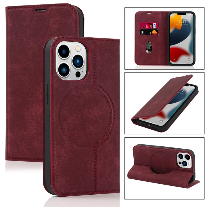 BowLift | Wallet Case MagSafe Wireless Charging - iPhone