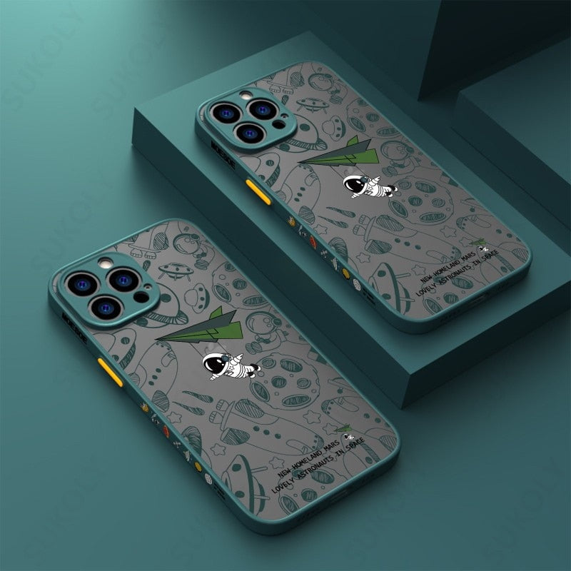BowLift | Space Road Relax Astronaut iPhone Case
