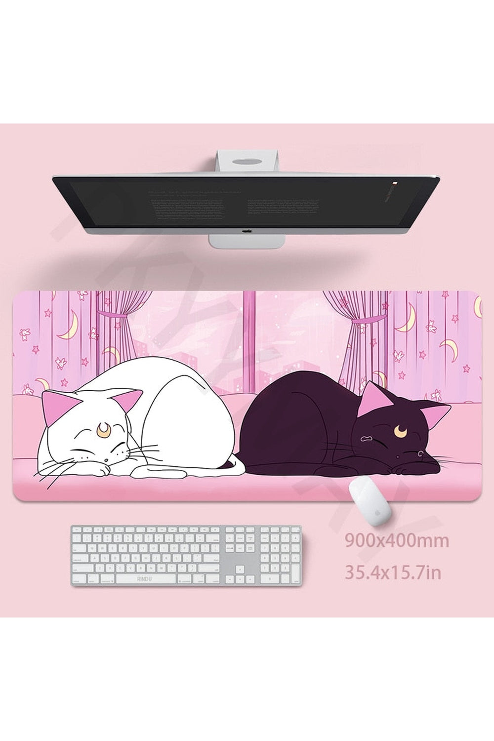 Cat large desk mat | Bowlift