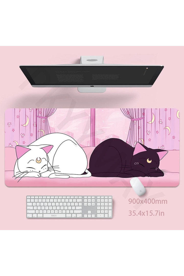 Cat large desk mat | Bowlift