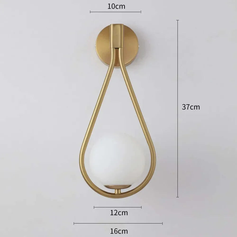 BowLift | Drop Luxury Glass Balls Wall Lamp