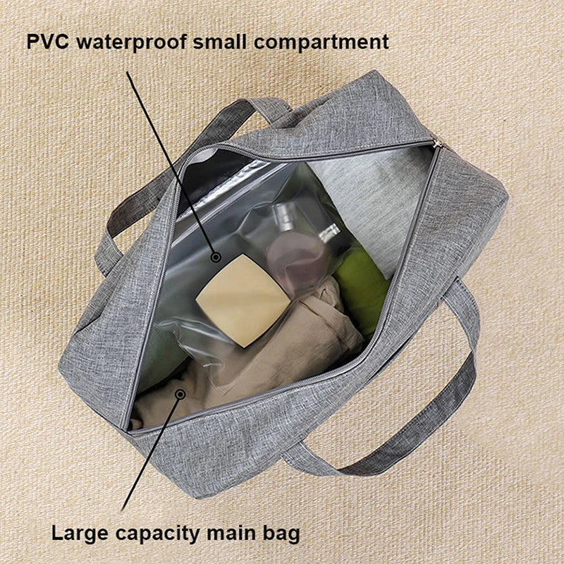 BowLift | Lugviva Foldable Travel Bag for Women | Large Weekend Bag made of Oxford Fabric | Carry-on Bag for Travel, Everyday & Sports