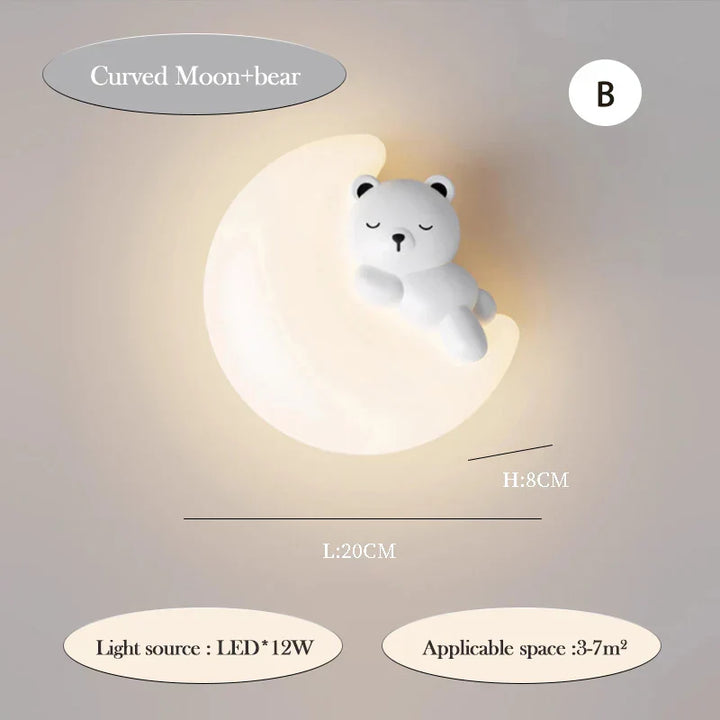PandaGlow Lamp - Cute LED Wall Light for Children Bowlift