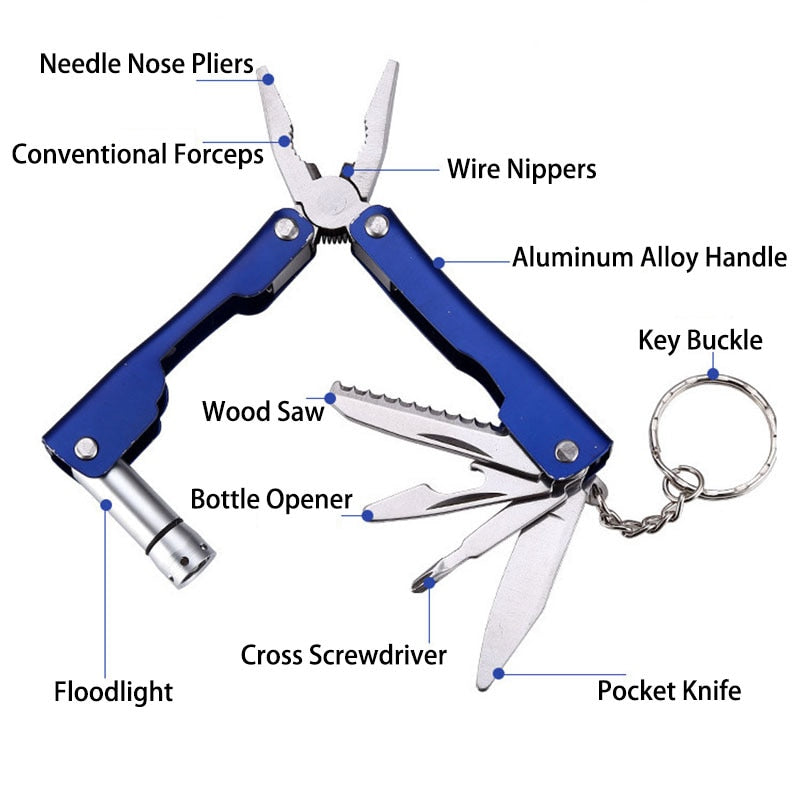 BowLift | 9in1 Explorers Aluminum Keychain Multitool
