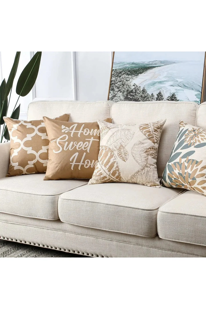 Leaf Linen Pillowcase | Bowlift