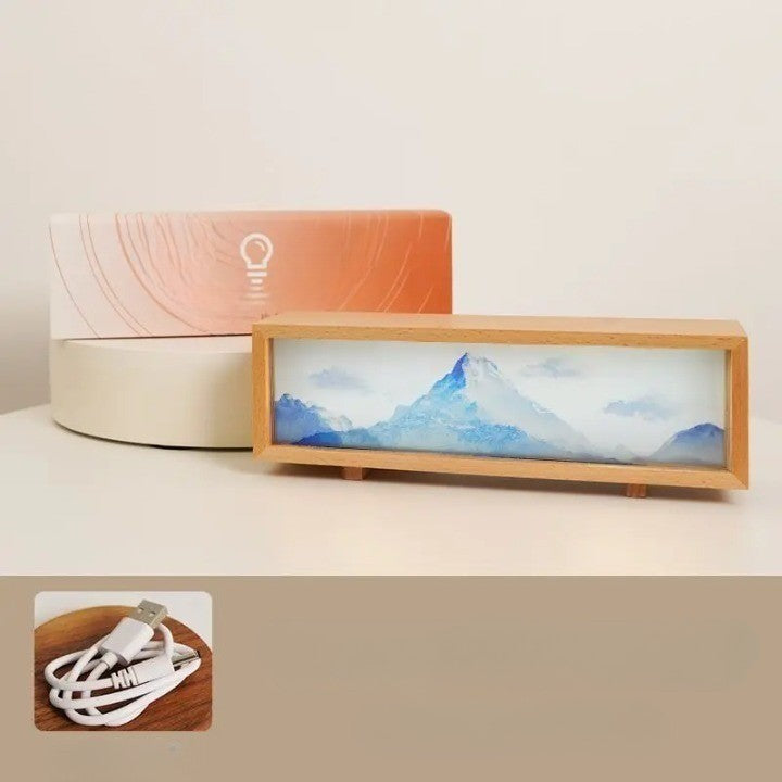 Dream Aura Interactive Desktop Artsy Canvas Lamp | Bowlift