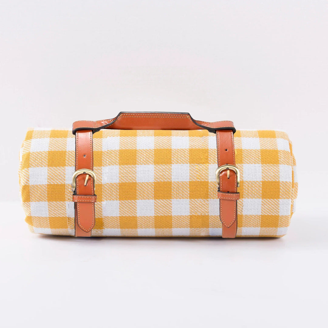 BowLift | Terraloom Picnic Blanket | Waterproof & Sand Resistant | For 8 People | Foldable & Portable