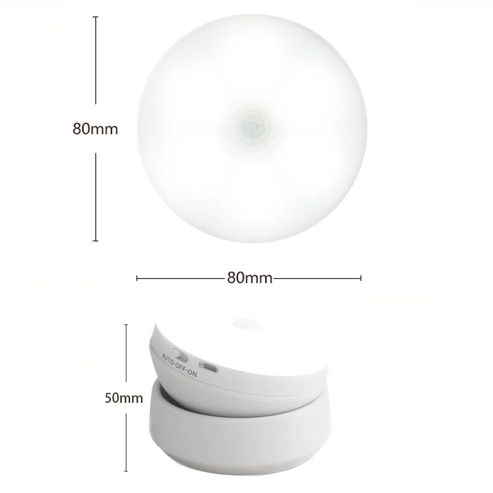 BowLift | LumiFlex360 LED Night Light | Motion Sensor | 360° Rotatable | Rechargeable | Magnetic & Wireless