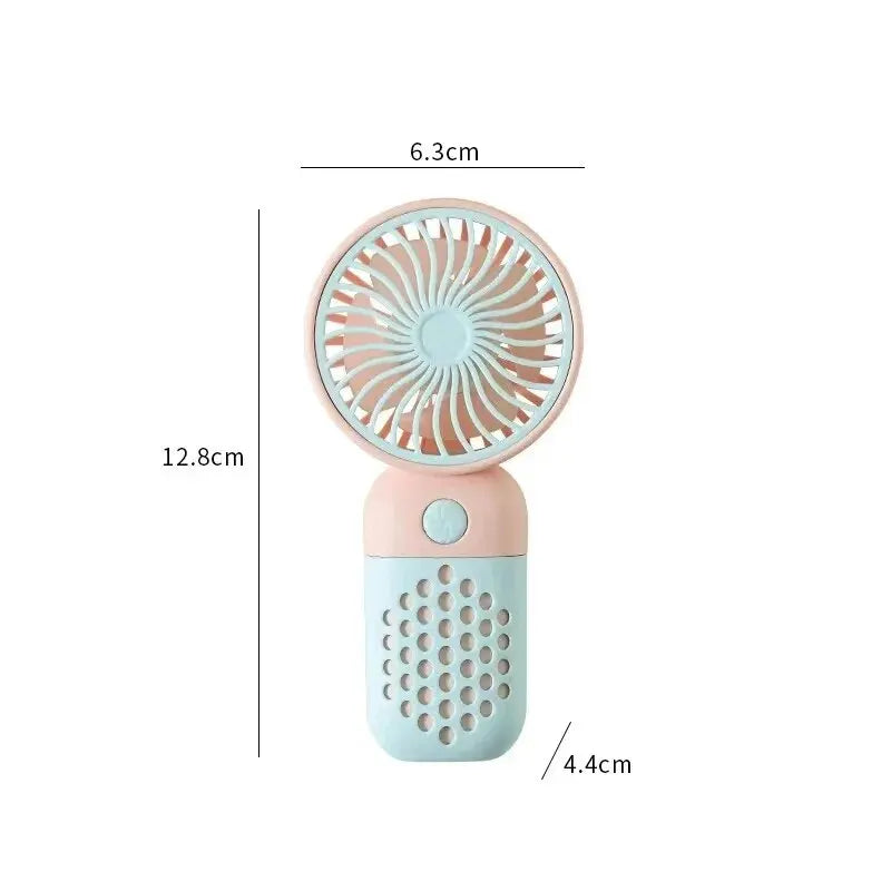 BowLift | BriseBär Mini Hand Fan | Portable & Rechargeable | Quiet & Fragrance Function | Pastel Colors