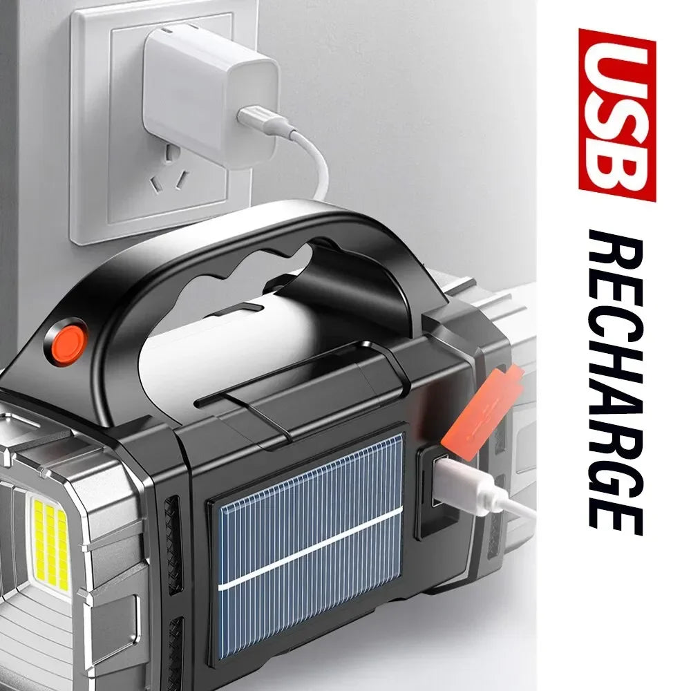 BowLift | Solar Power Bank with Flashlight – All-in-One Emergency Power