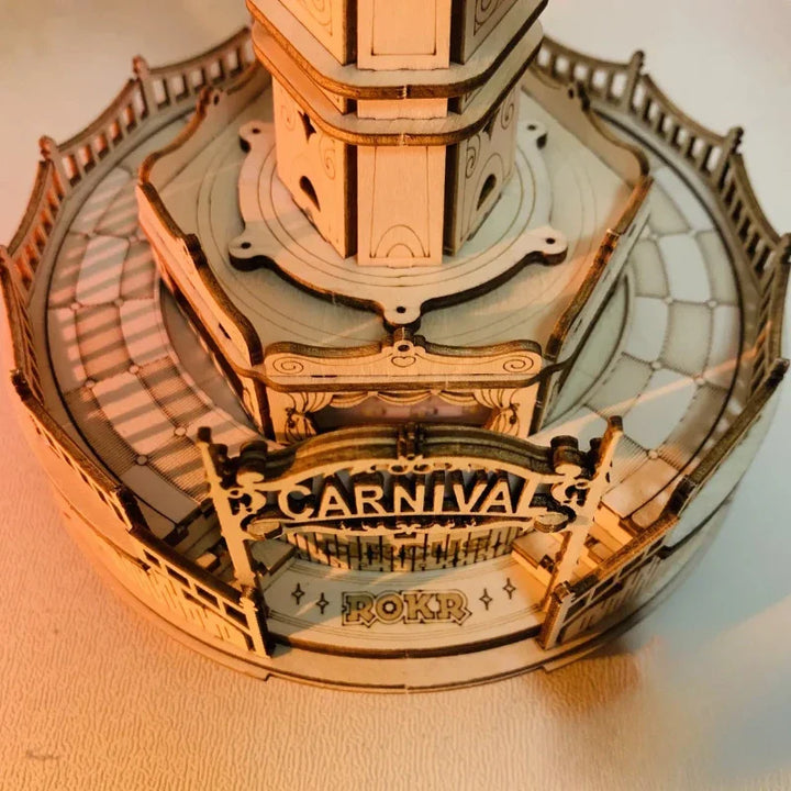 BowLift | Wooden 3D Puzzle DIY Carnival Tower Kit