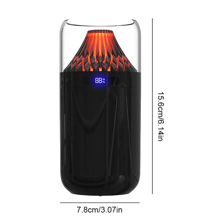 BowLift | Volcano Flame LED Aromatherapy Essential Oil Mist Diffuser