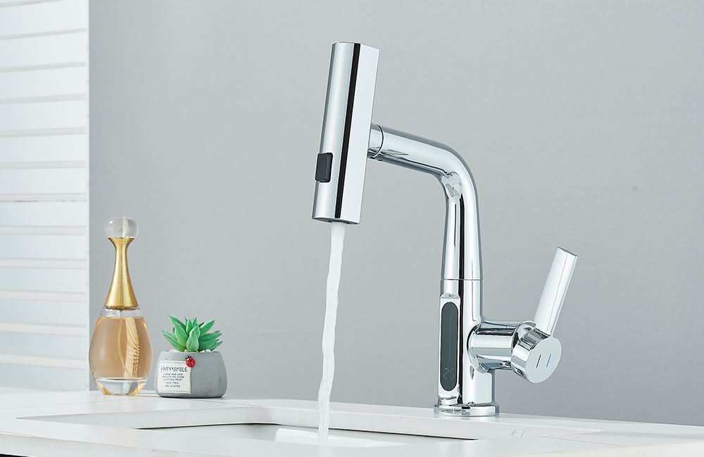 BowLift | LUXOR - Modern digital washbasin tap