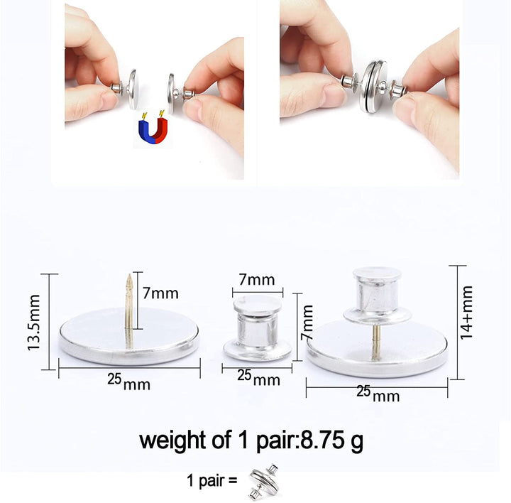 BowLift | Magnetic Curtain Holder Clip Set