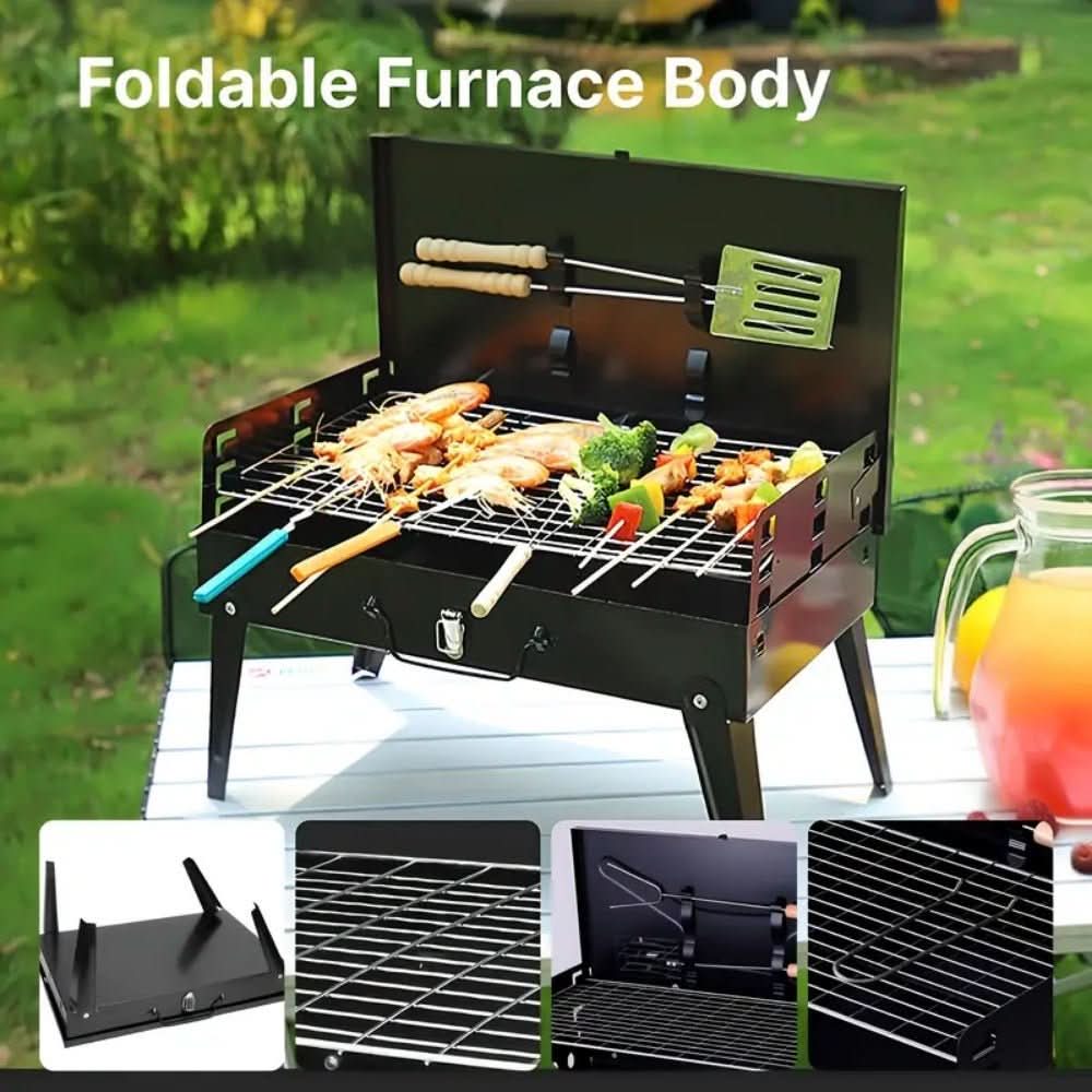 BowLift | Folding Steel Grill for Mobile BBQ & Spontaneous Grilling Fun