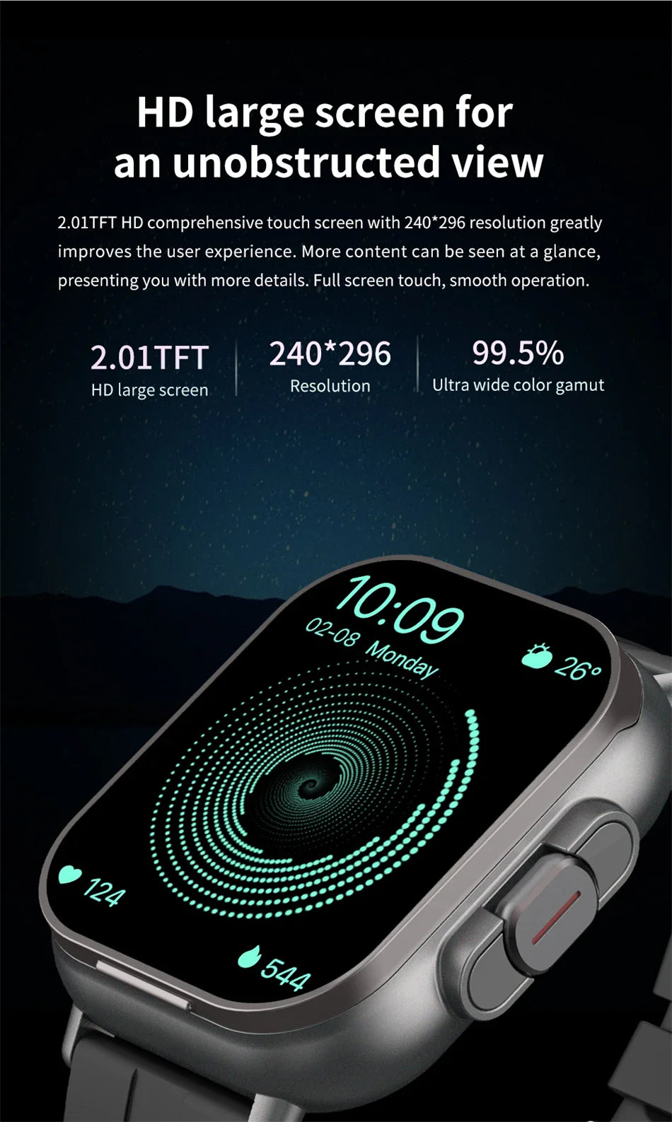 BowLift | 2 in 1 Smartwatch With Earbuds