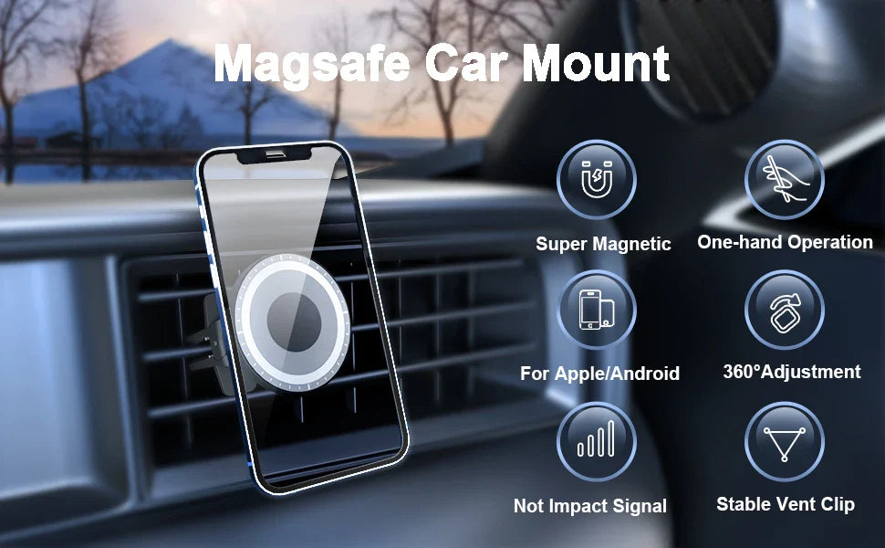 BowLift | Magsafe Car Air Vent Mount Phone Holder