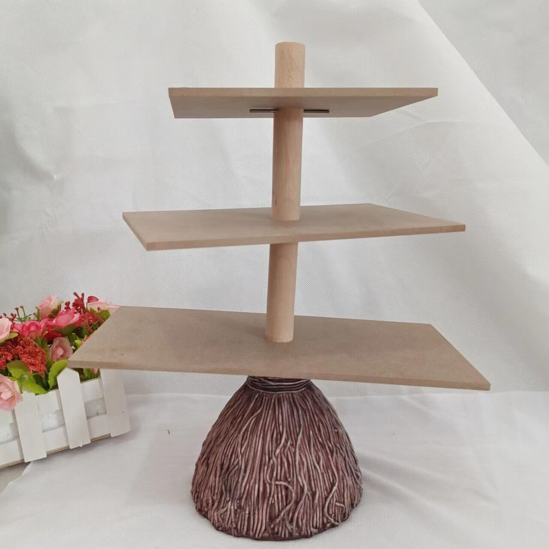 BowLift | 3-Tiered Witch Broom Shape Stand