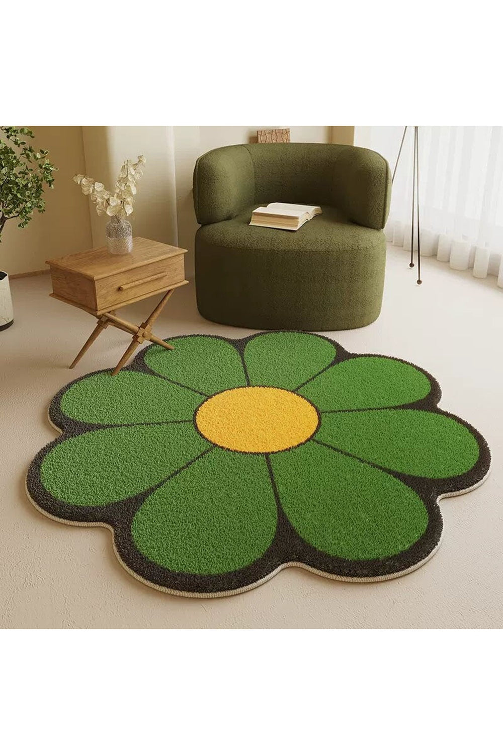 Floral Decor Rug | Bowlift