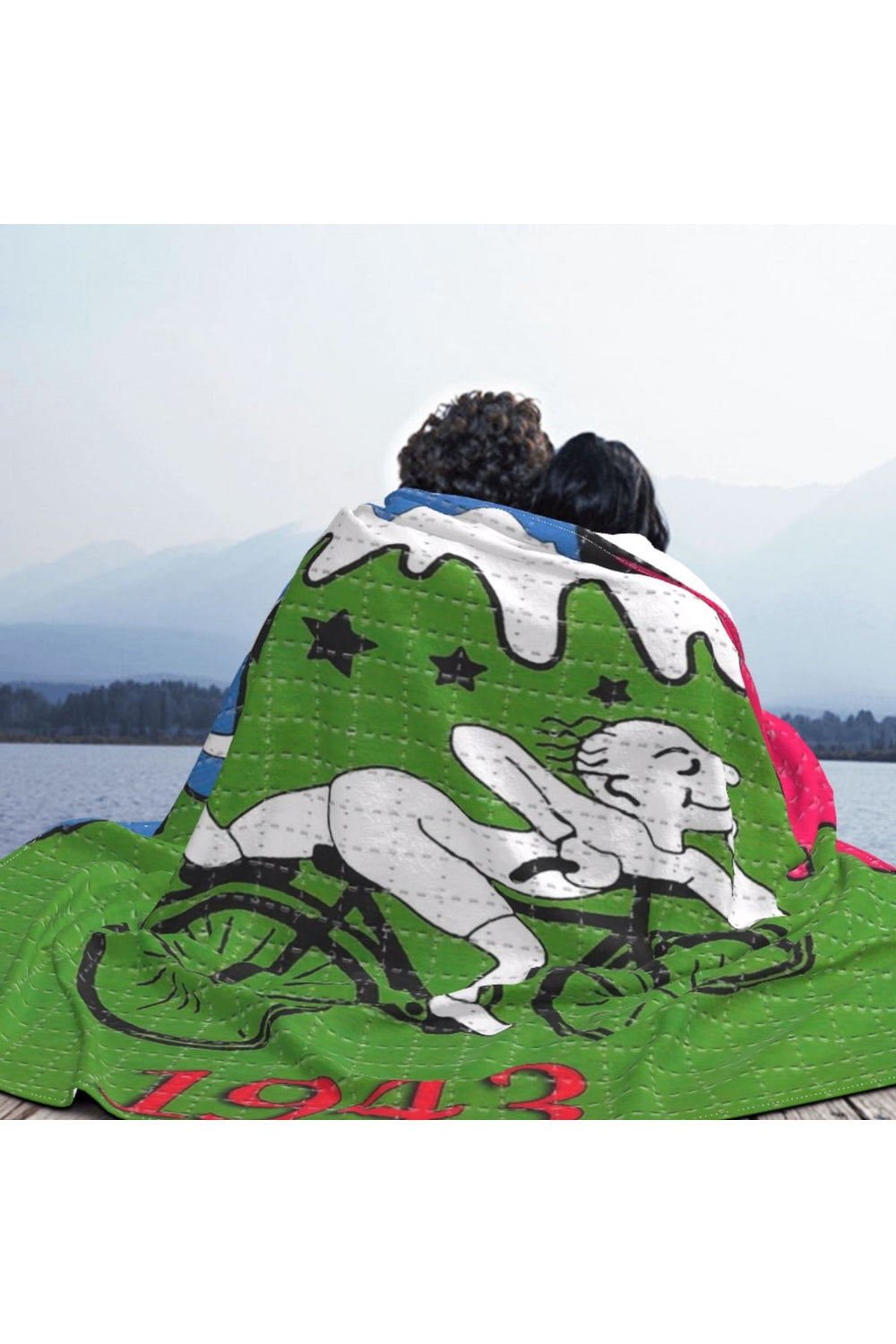 Hoffman Bicycle Day Throw Blanket | Bowlift