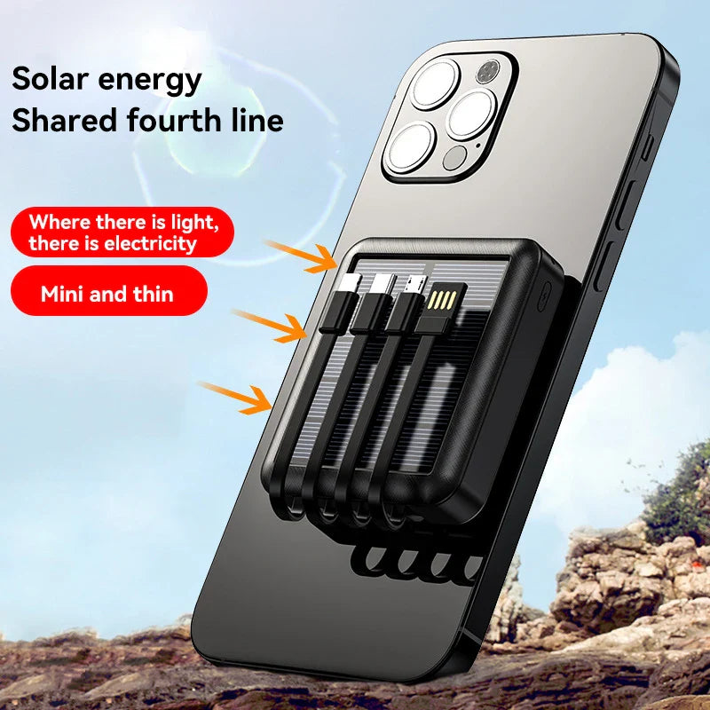 BowLift | 4 in 1 Solar Charging Power Bank
