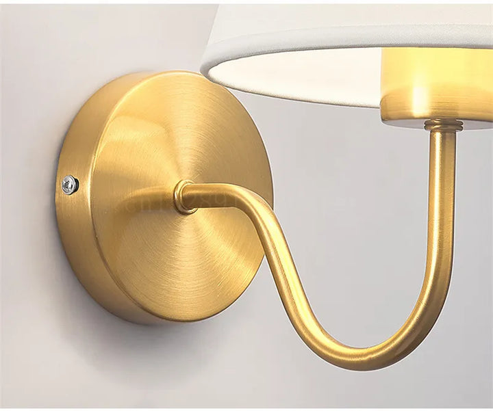 BowLift | RusticGlow - Wandlamp van Stof in Amerikaanse Stijl