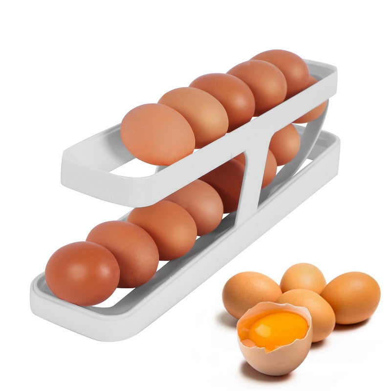 BowLift | Automatic Egg Rolling Holder Organizer Rack