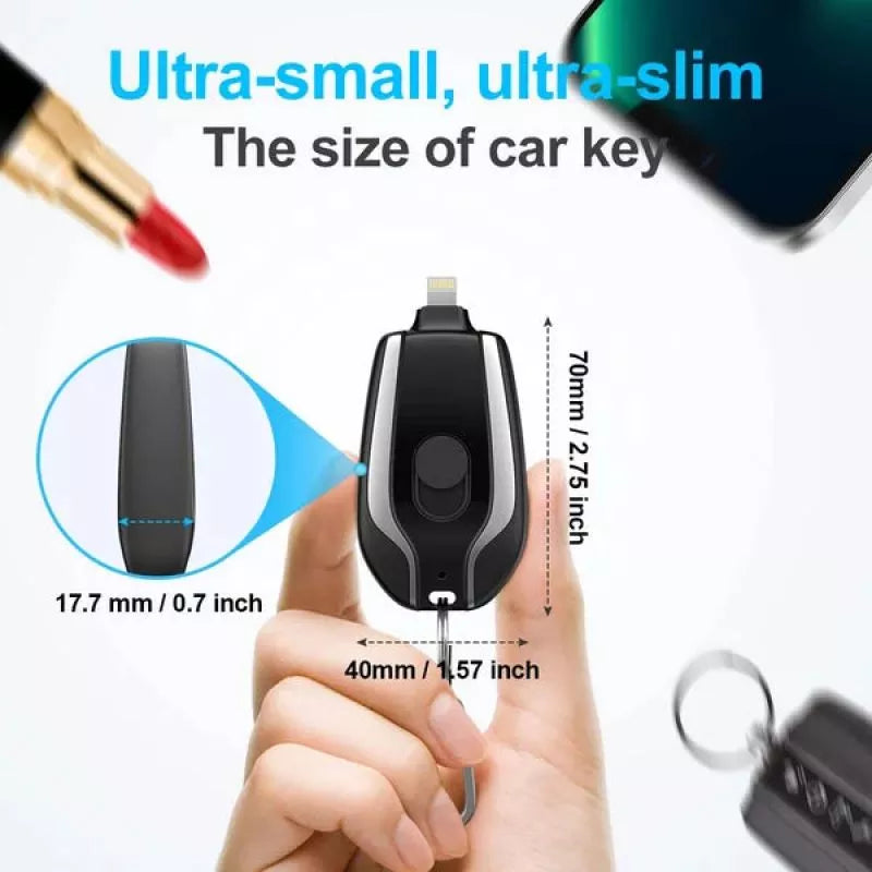 BowLift | Mini Emergency Keychain Power Bank