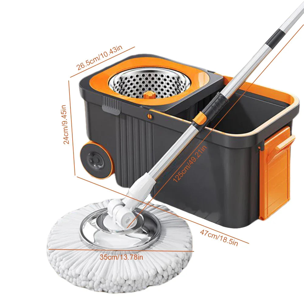 BowLift | Ultra Dry Turbo Clean Microfiber Easy Cleaner Mop